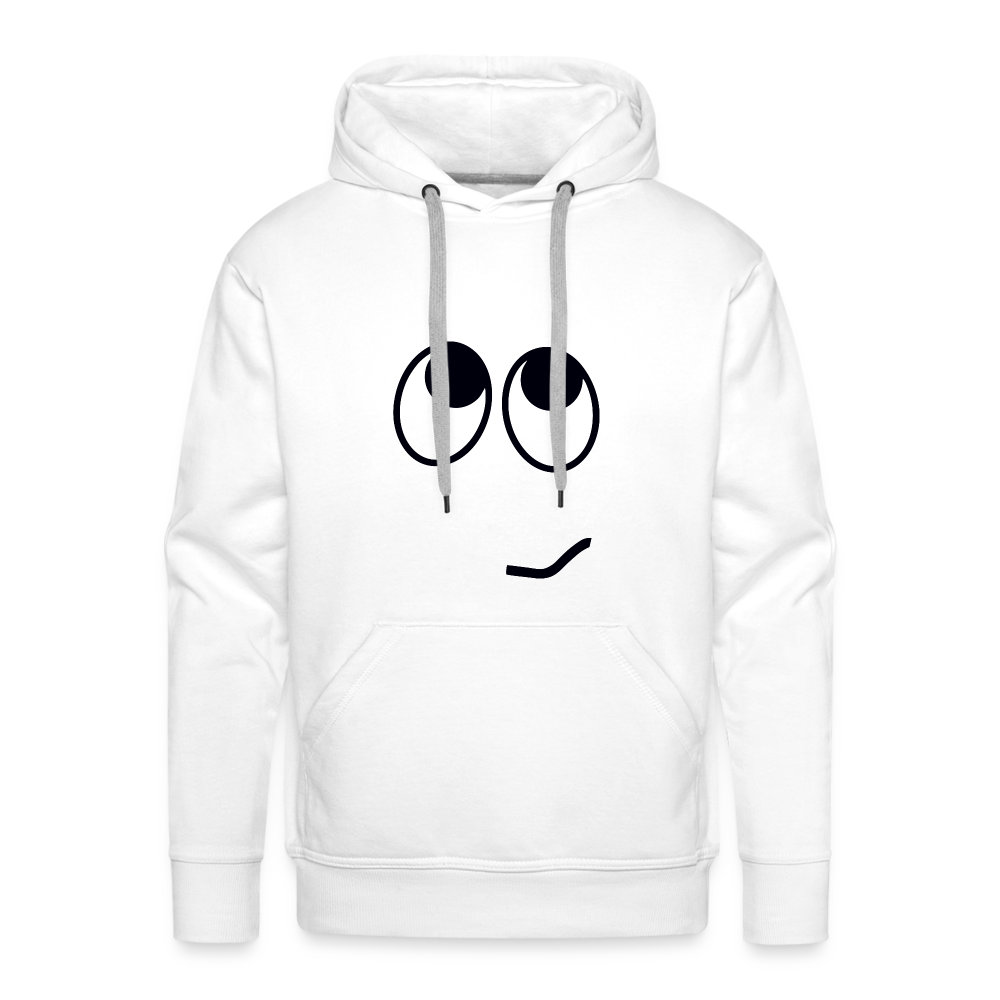 FLAUSCHNhoodie - the face - white