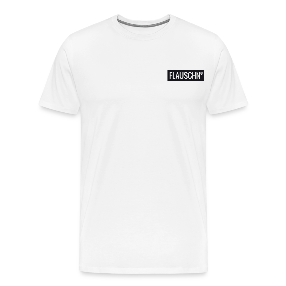 Männer Premium T-Shirt - FLAUSCHN small - Weiß