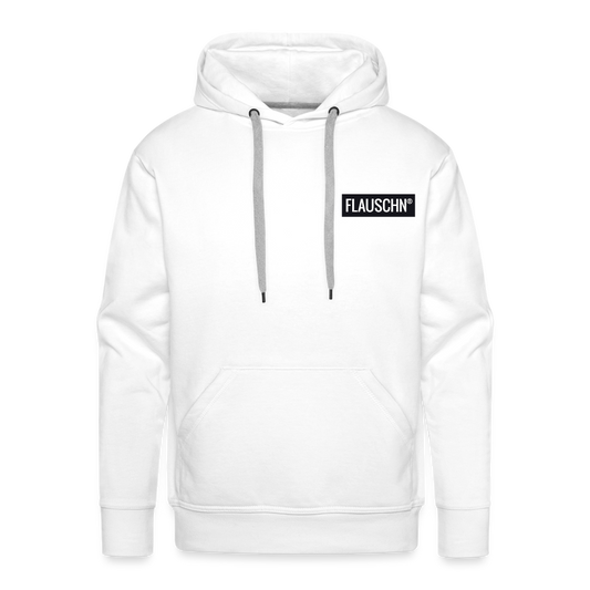 Männer Premium Hoodie - FLAUSCHN small - Weiß