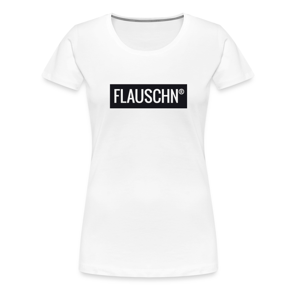 Frauen Premium T-Shirt - the message - Weiß