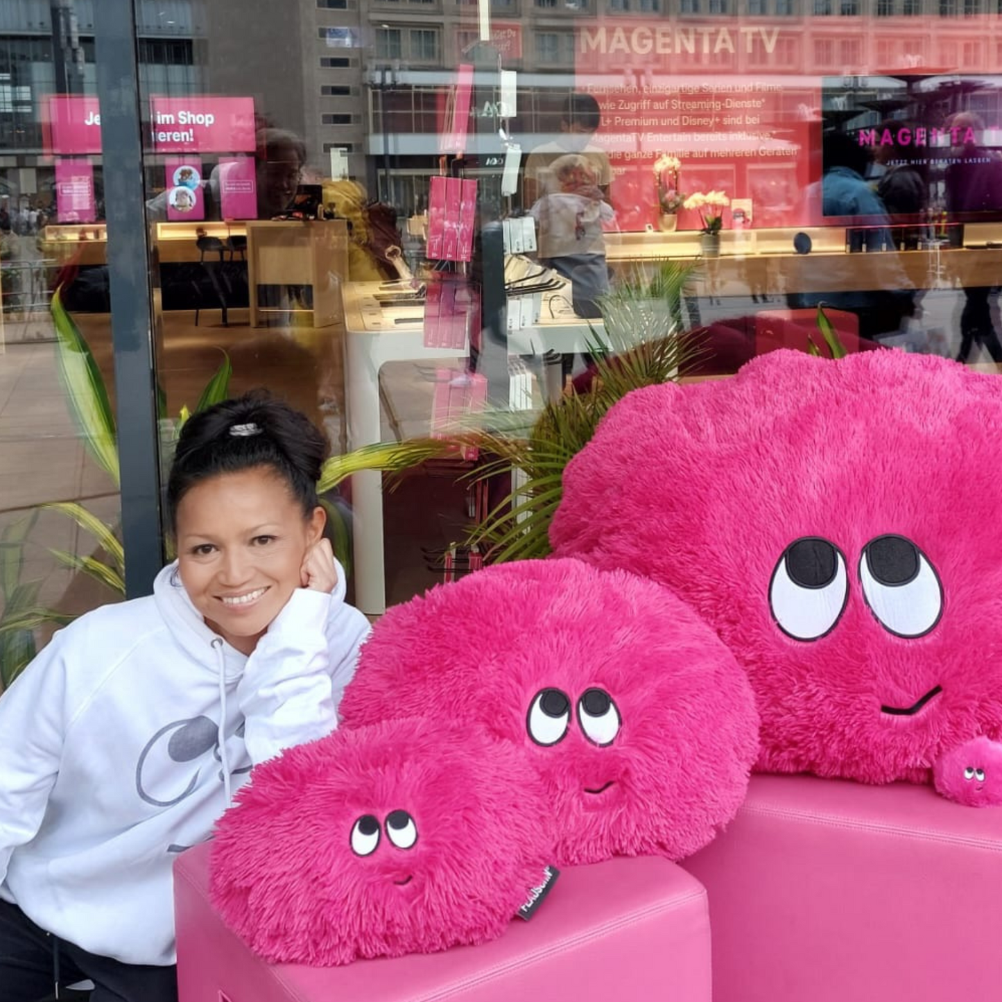 babyFLAUSCHN Pink - Botschafter für liebevolles Miteinander